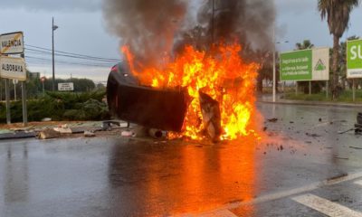 Grave accidente en Alboraya