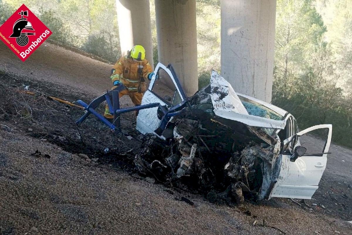 accidente viaducto Gata de Gorgos