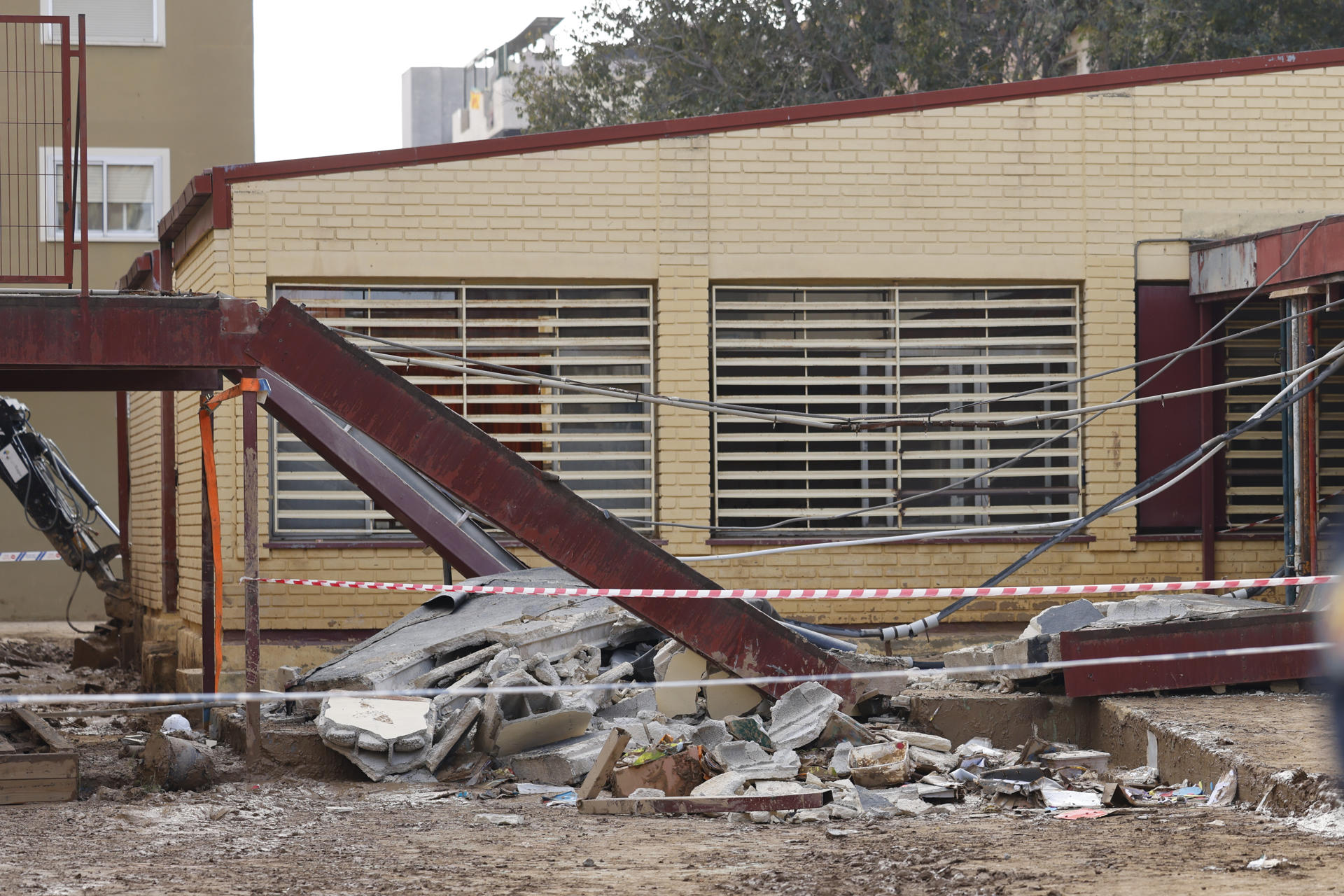 muerte trabajador colegio Massanassa dana