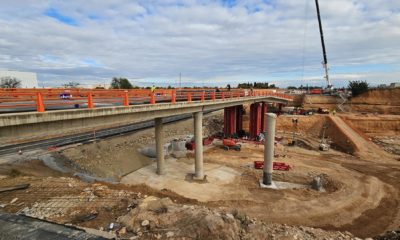 Monitorizan la reconstruccción del puente dana Torrente