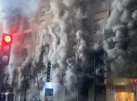 Incendio bingo Valencia