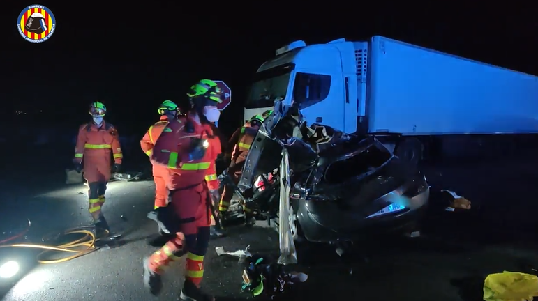 Accidente tráfico muerte tres mujeres