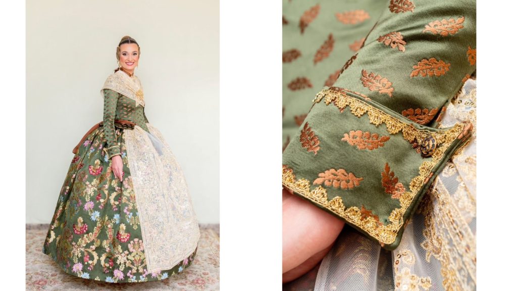 Traje de Berta fuerzas armadas