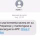 Fraude AEMET sms