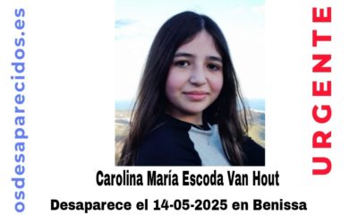 Desaparecida menor Benissa