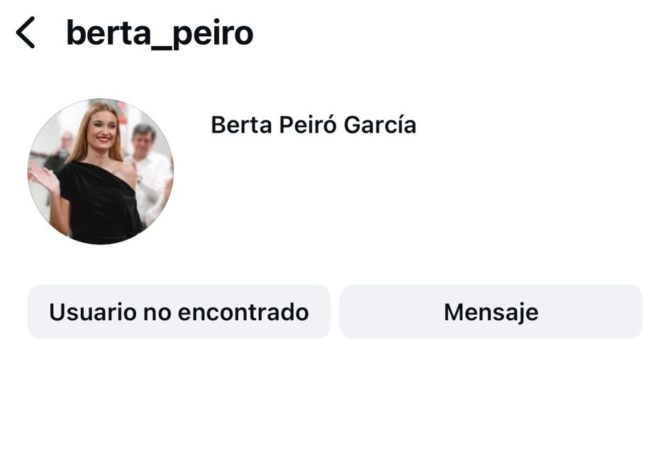 Berta Peiró cuenta de instagram