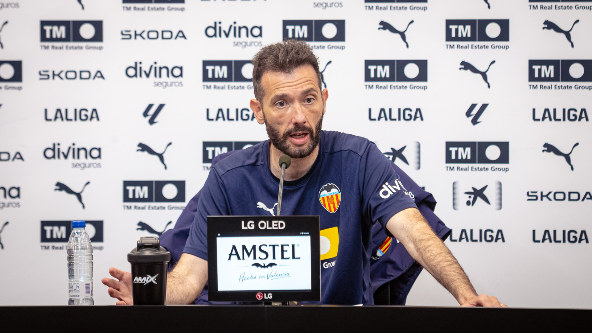 Corberán, entrenador del Valencia CF. Valencia CF