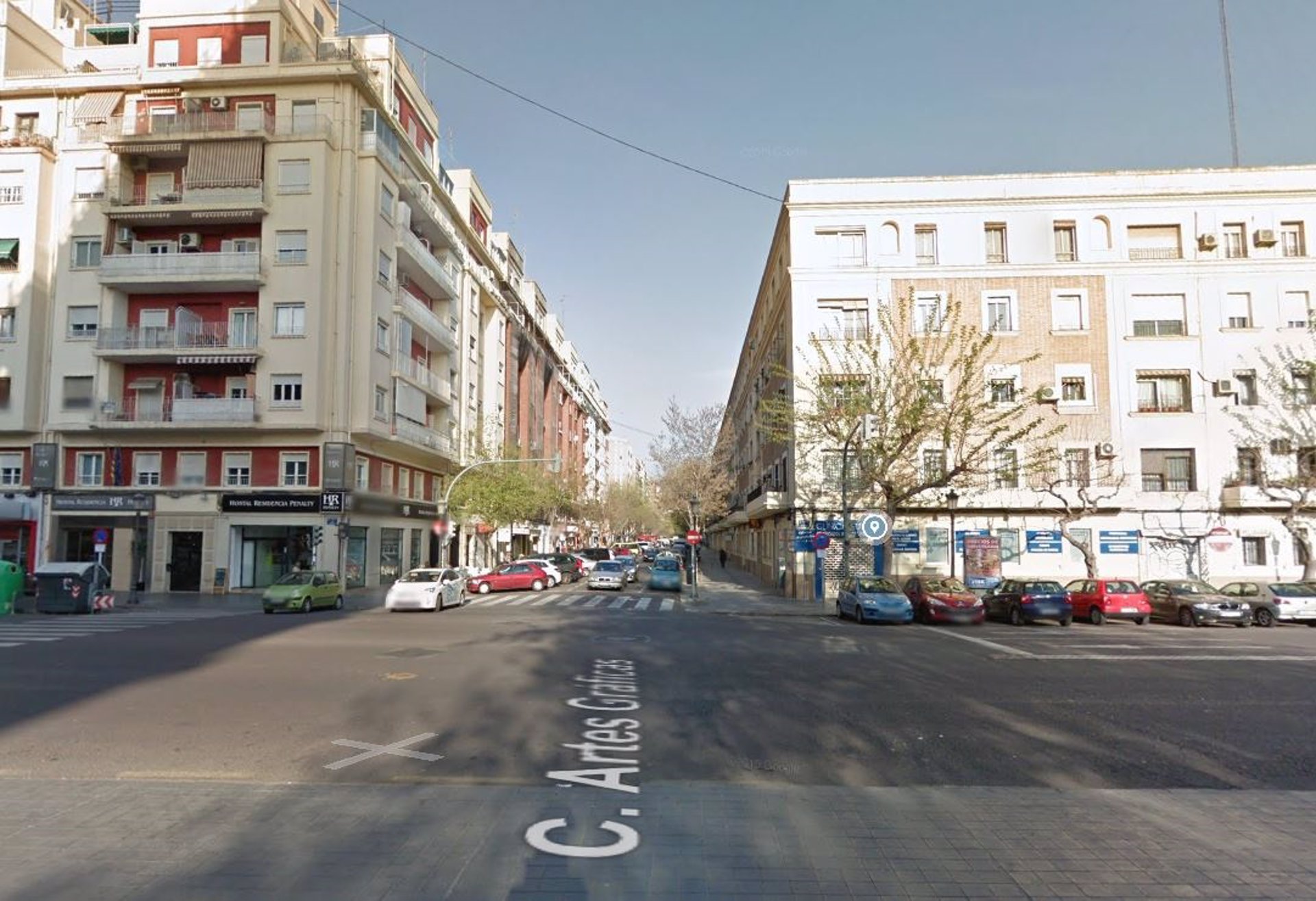 incendio vivienda Artes Gráficas València