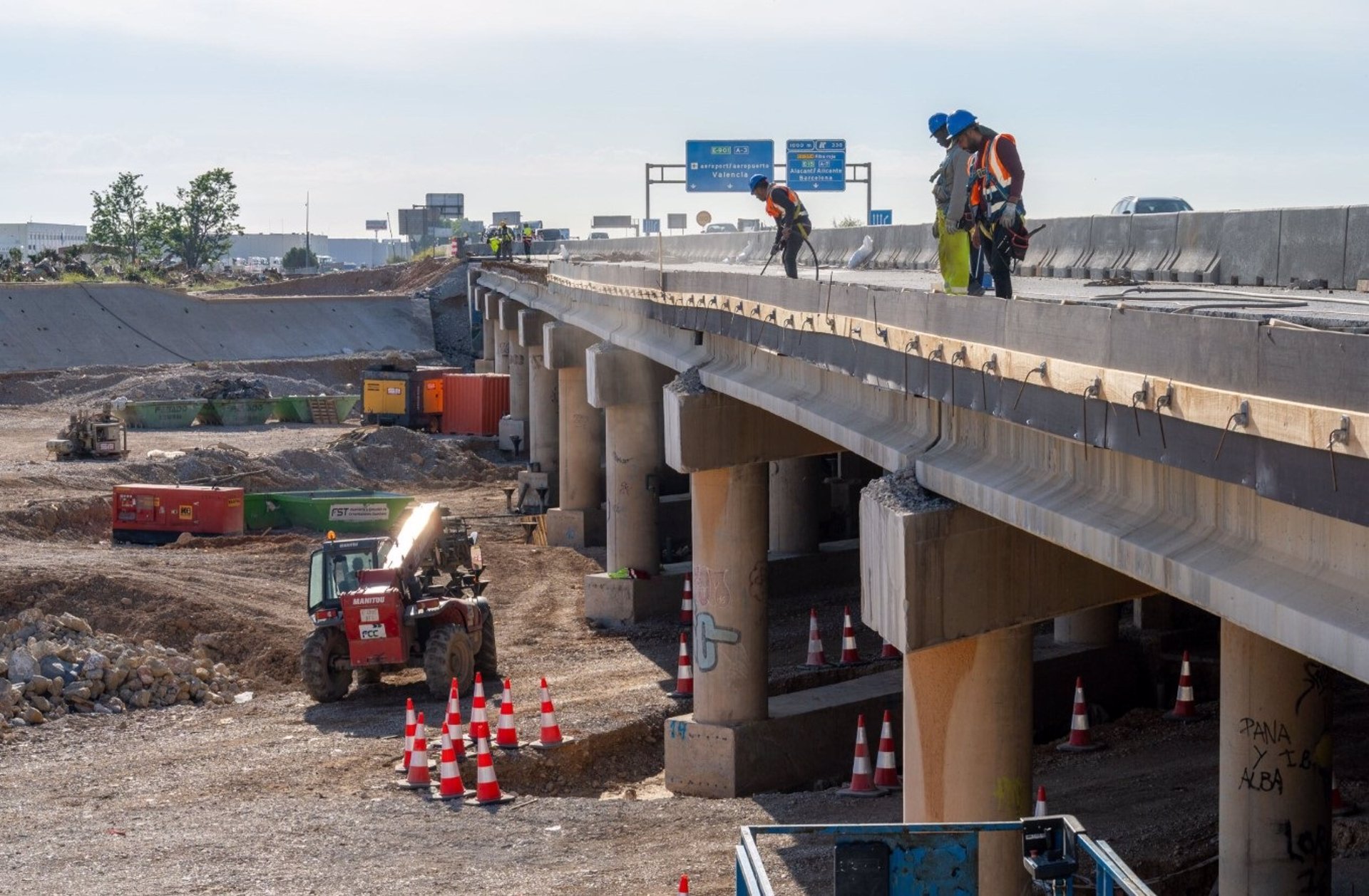 cortes de tráfico en carreteras de Valencia