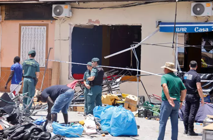 explosión bar Lo Pagán