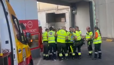 Mujer empujada al vacío Madrid