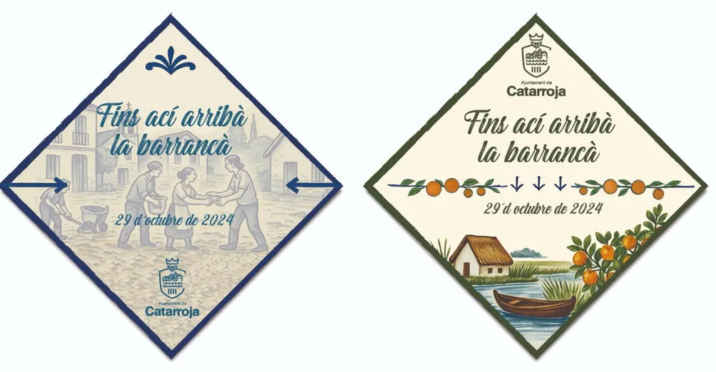 Catarroja dana azulejos