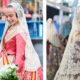 Falleras Mayores de Valencia 2025 en la ofrenda de Alicante