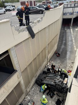 María Roberts accidente