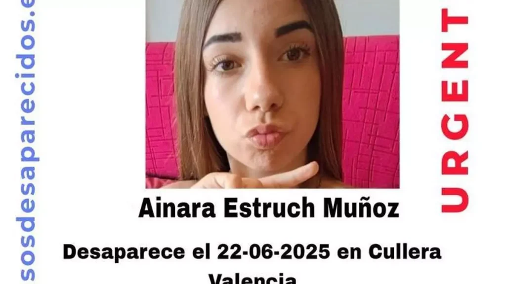 Ainara desaparecida Cullera