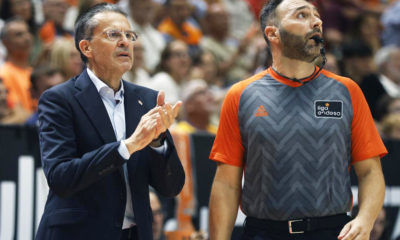 Pedro Martínez, entrenador del Valencia Basket. VALENCIA BASKET PHOTO