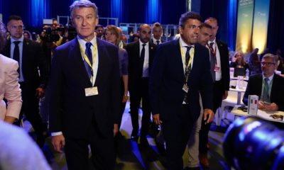 Comida militantes PP Mazón y Feijóo