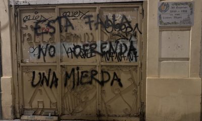 Pintada en el casal de Borrull Socors