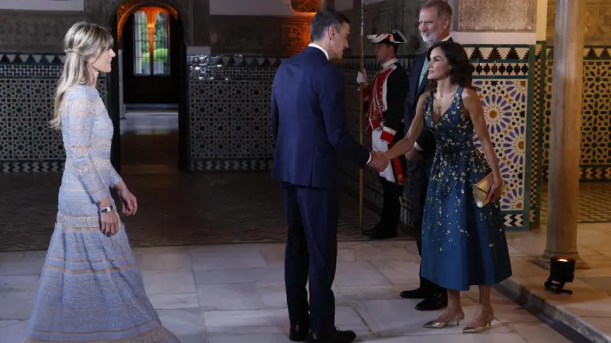 vestido Begoña Gómez Sevilla
