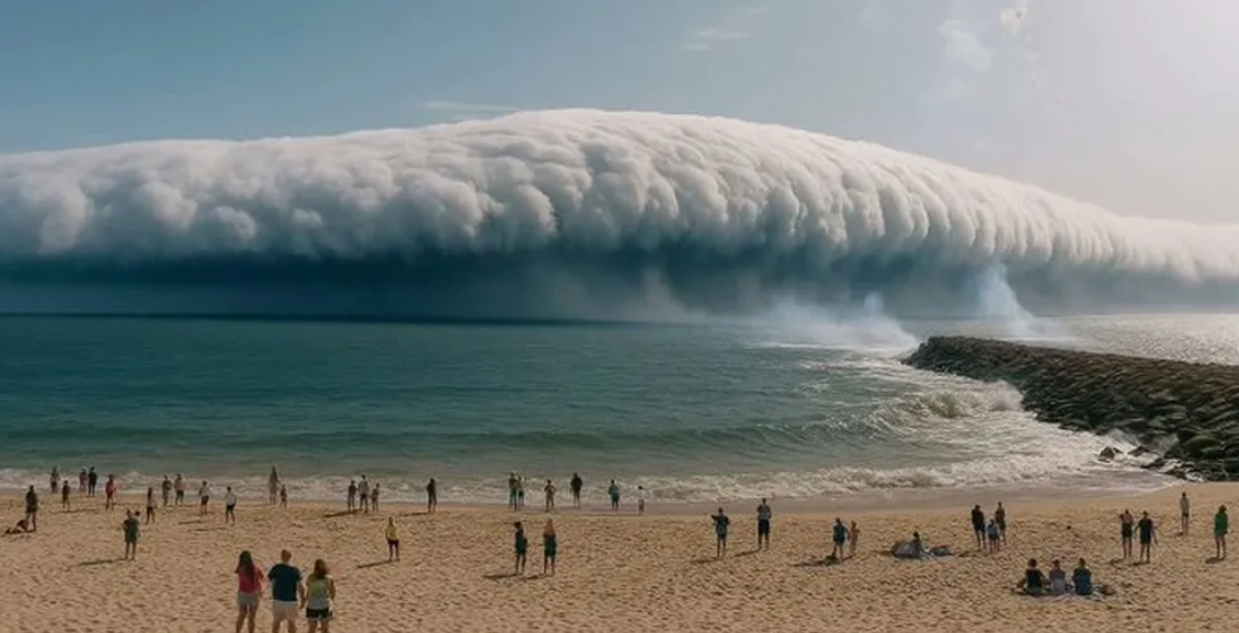 tsunami nubes Portugal