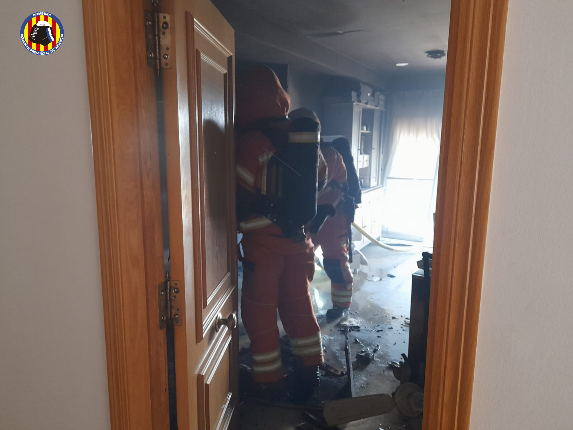 Incendio de vivenda Canet de Berenguer