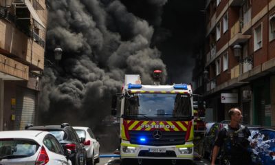 Incendio local avenida puerto valencia