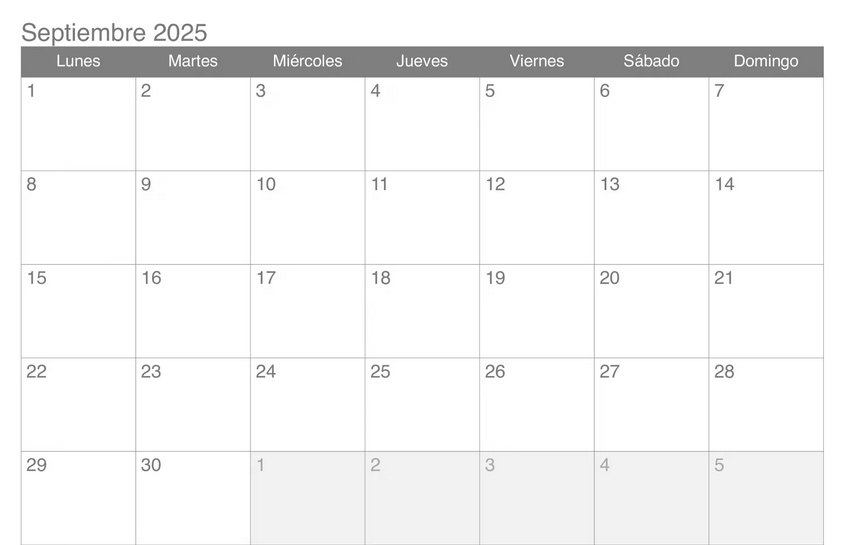 8 septiembre festivo
