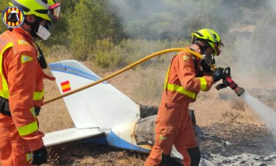 Accidente avioneta Requena