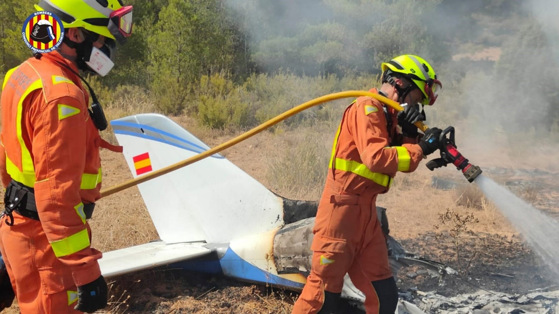 Accidente avioneta Requena