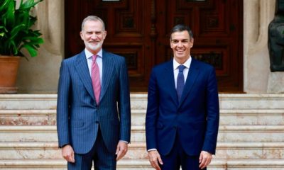 Rey Felipe y Pedro Sánchez se reunen en Marivent