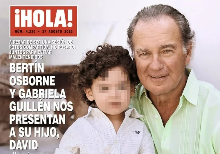 Bertín Osborne hijo portada
