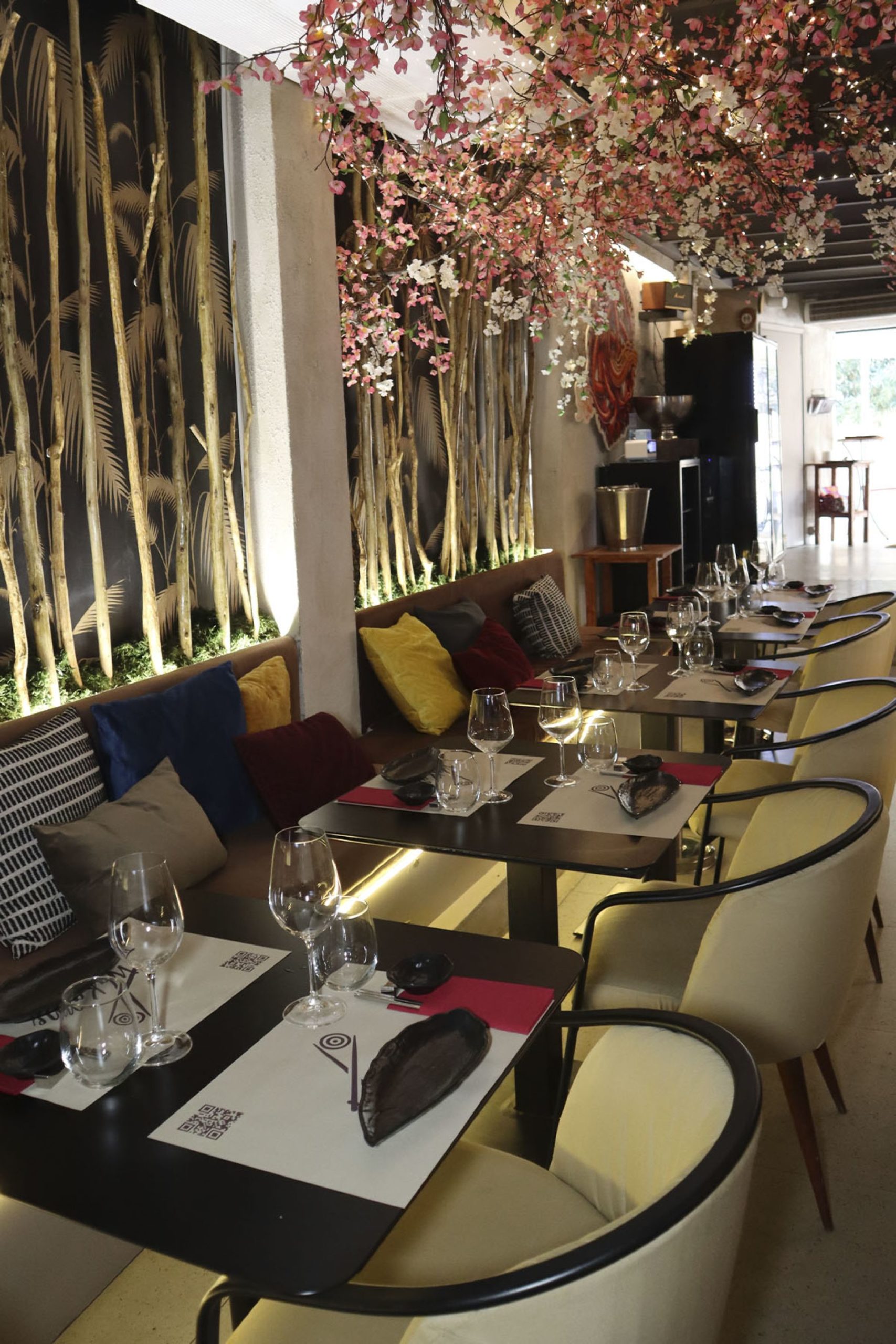 colgador bolso restaurante Ibiza 