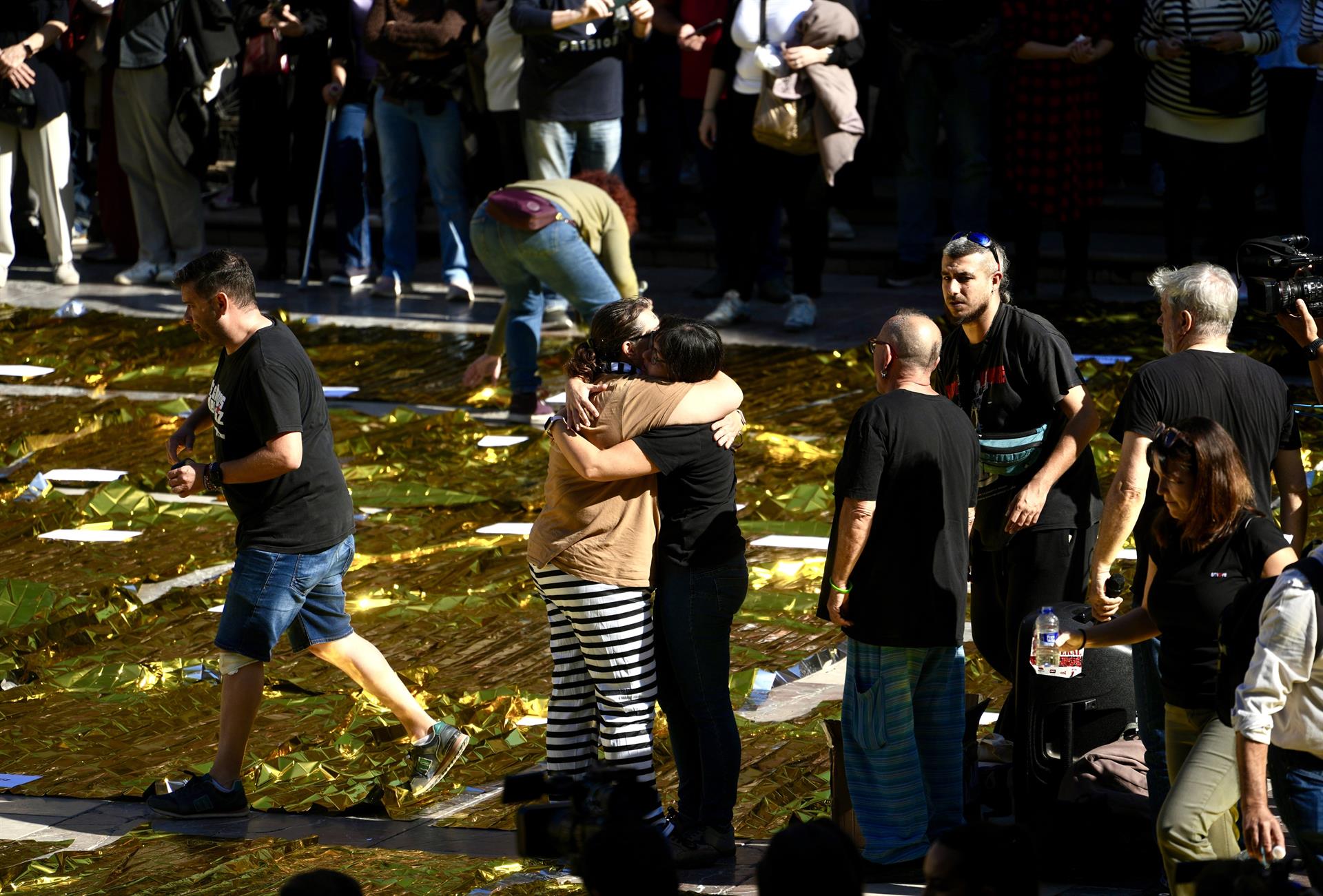 Protesta trayecto Mazón 29 O