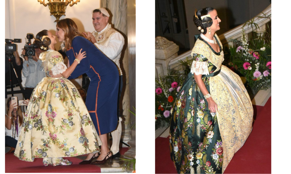 Trajes Falleras Mayores de Valencia 2026 proclamación