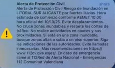 alerta roja alicante