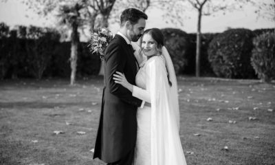 Raquel, hija de Pepe Herrero, y Ángel: una boda fallera y llena de arte en Madrid