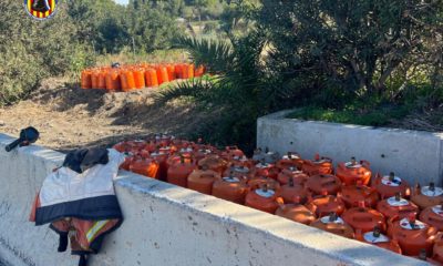 bombonas butano A7 camión