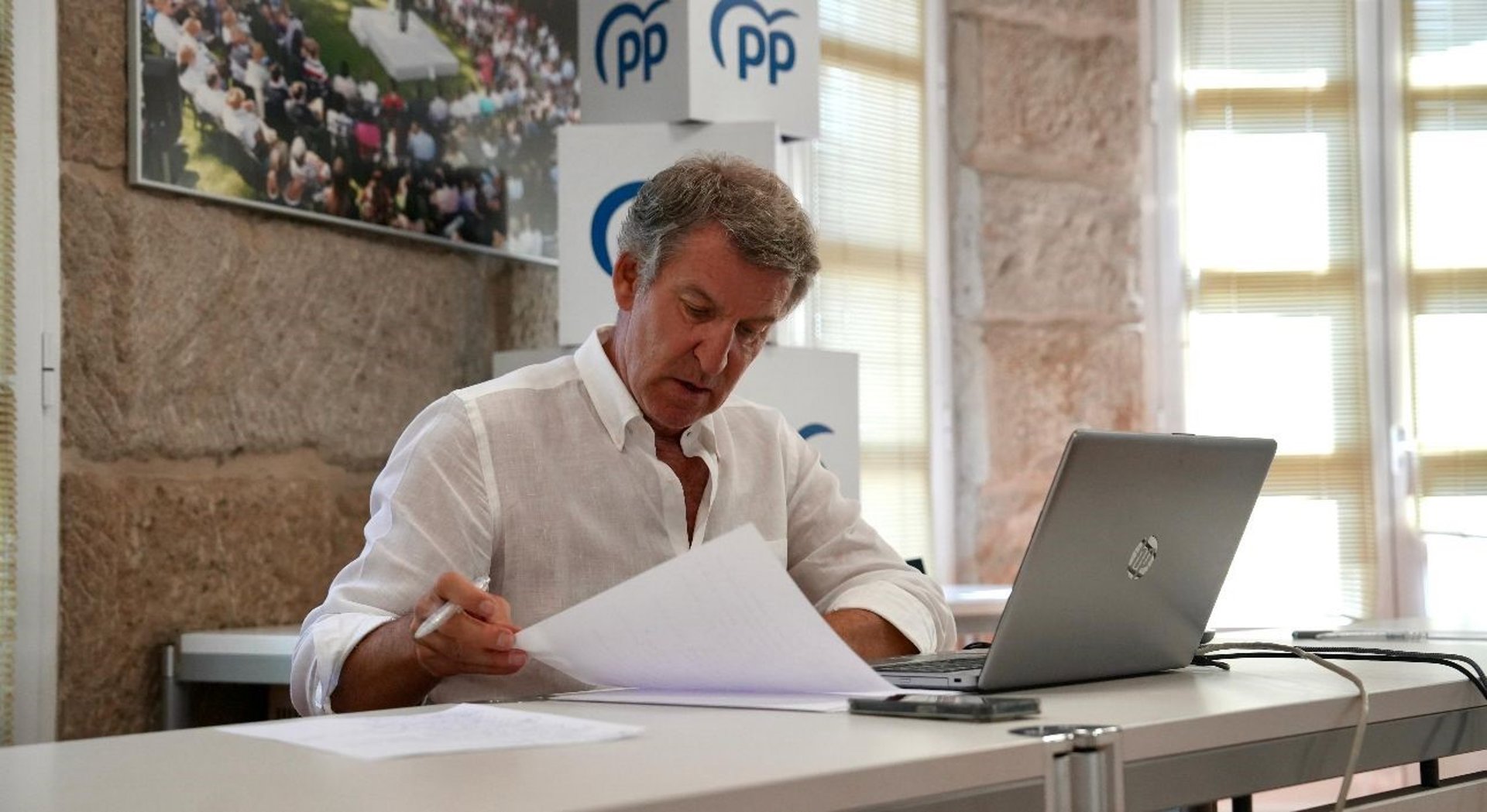 Feijoo citado declaración dana