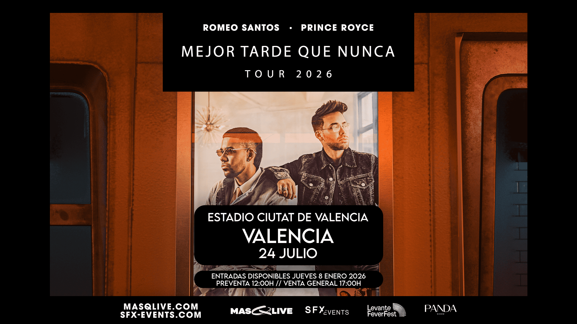 Romeo Santos y Prince Royce València