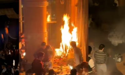 Incendio en restaurante de Madrid por uso de bengalas tras tragedia en Suiza