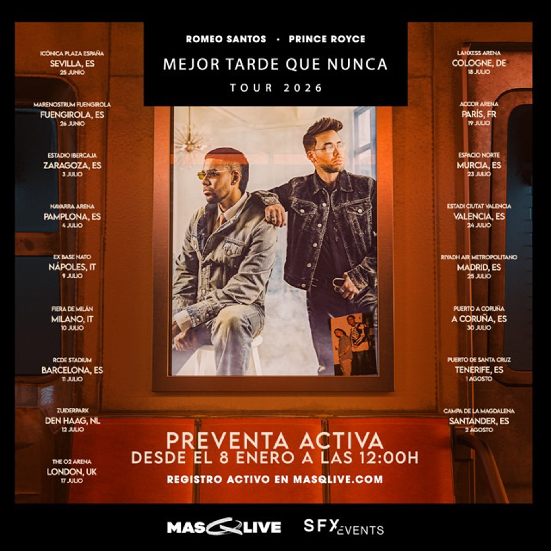 Romeo Santos y Prince Royce València
