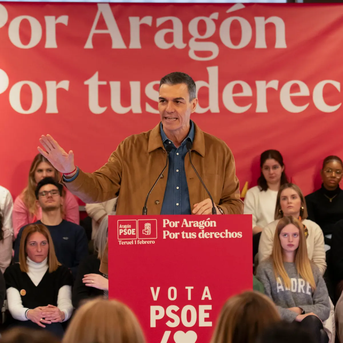 concejala PP insultar Pedro Sánchez mitin