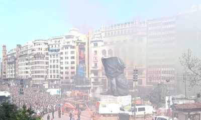 trenes mascletà Fallas