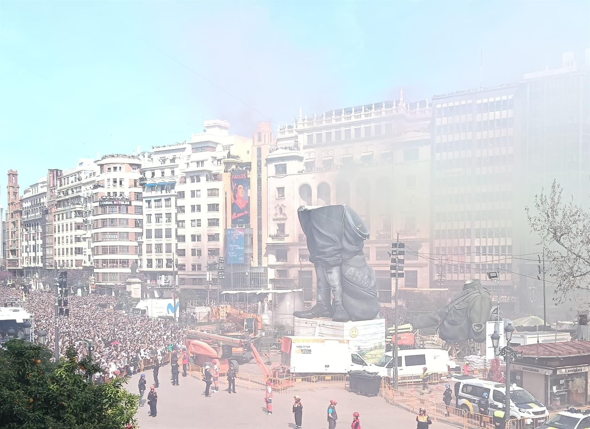 trenes mascletà Fallas