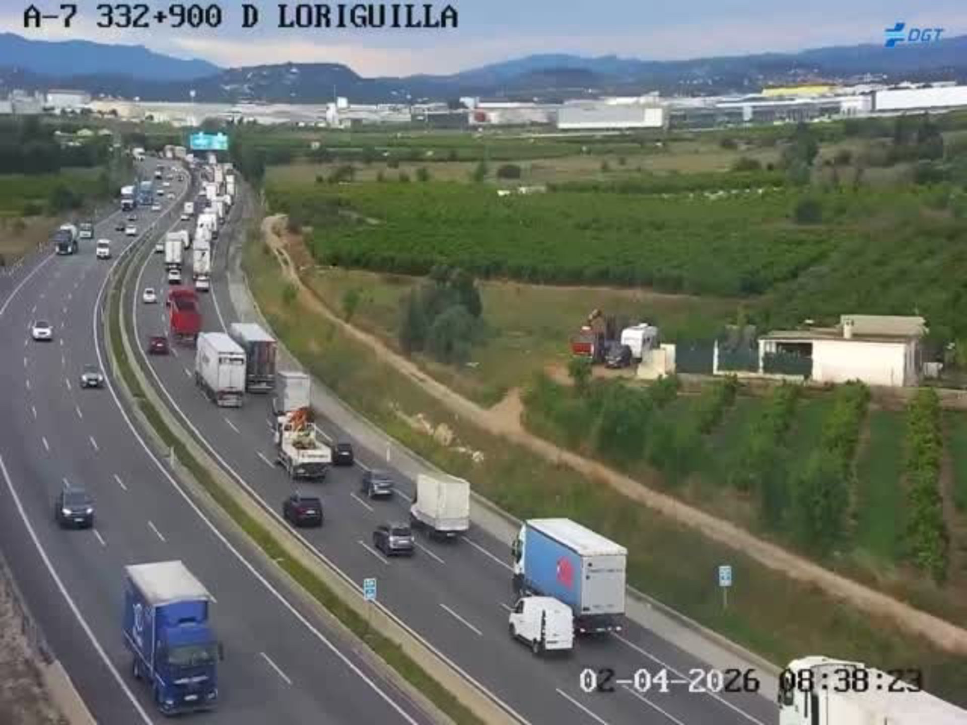 atascos kilométricos Valencia