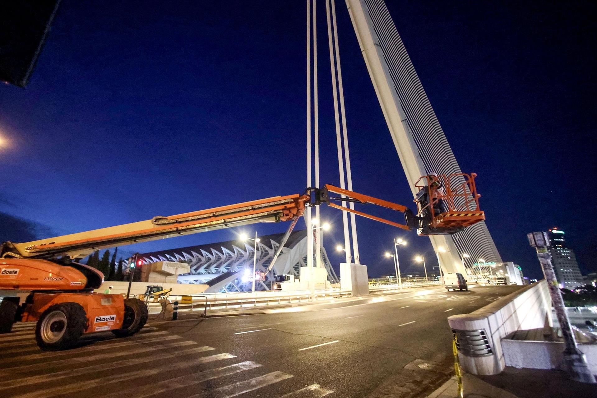 El Pont de l'Assut de l'Or de València estará cerrado al tráfico nocturno durante cuatro meses por obras