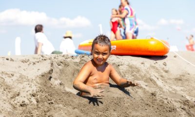 Multa excavar arena playa