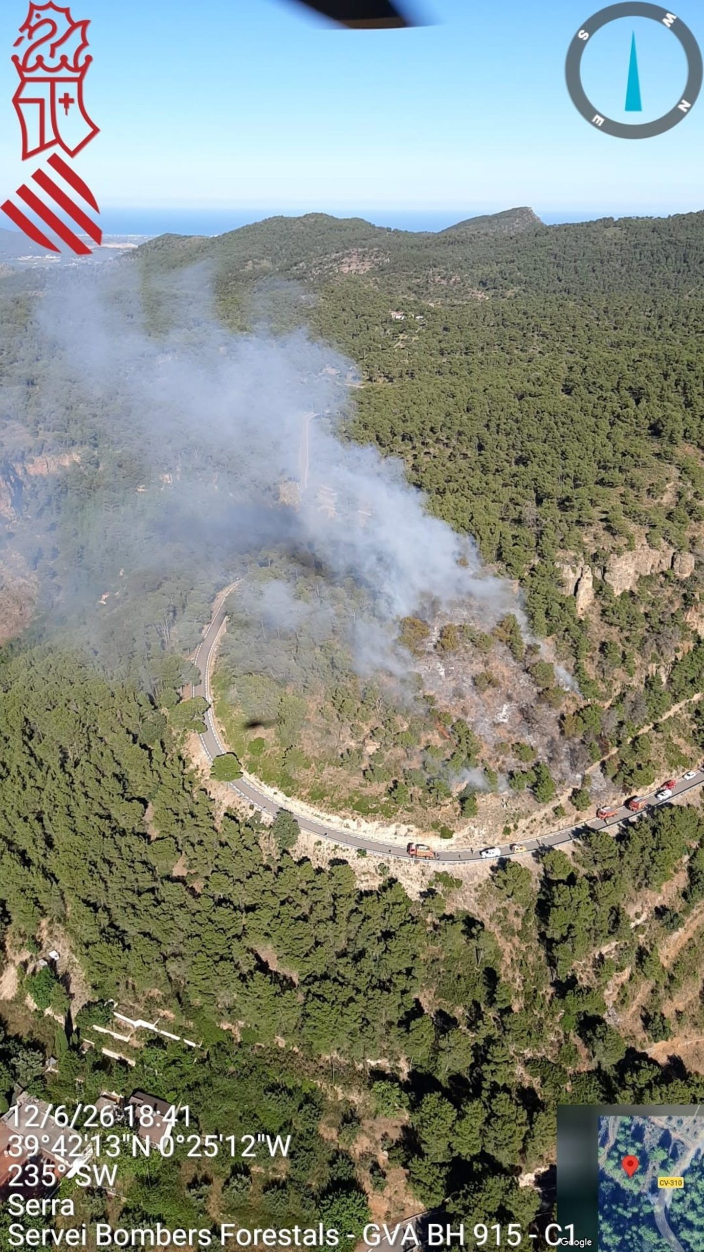 incendio Serra