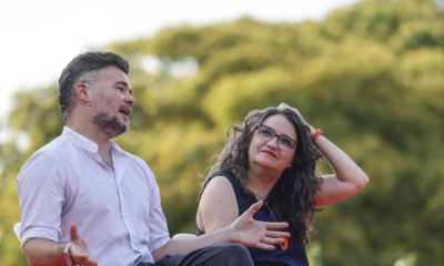 Rufián y Mónica Oltra