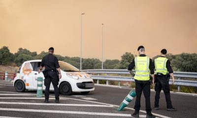 carreteras afectadas incendios España